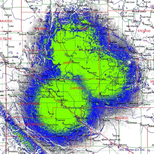 DSC Willmar, MN Coverage Map